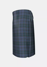 Traditional_County_Wicklow_Tartan_kilt_left_image_with_pleated_design_and_adjustable_buckles_for_men