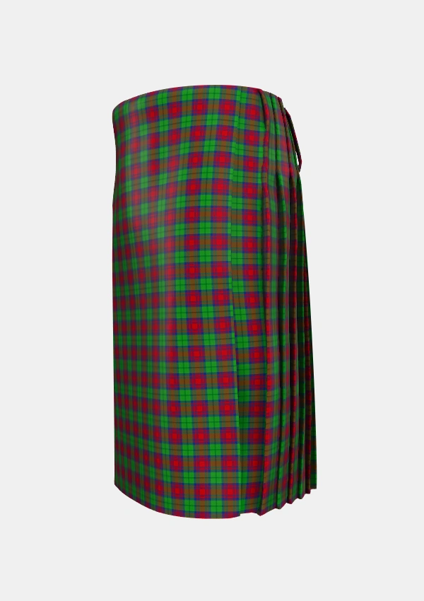 Traditional_Cranston_Dress_Tartan_753_kilt_left_image_with_pleated_design_and_adjustable_buckles_for_men