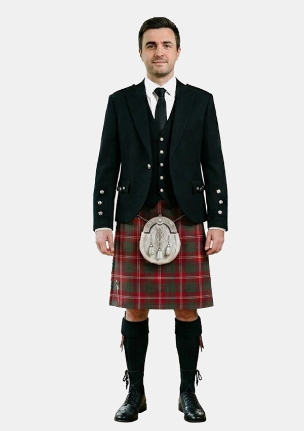 Traditional_Crawford_tartan_Kilt_and_Argyle_Jacket_Kilt_Outfits_front_image