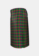 Traditional_Creek_Indian_Nation_Tartan_kilt_4610_left_image_with_pleated_design_and_adjustable_buckles_for_men