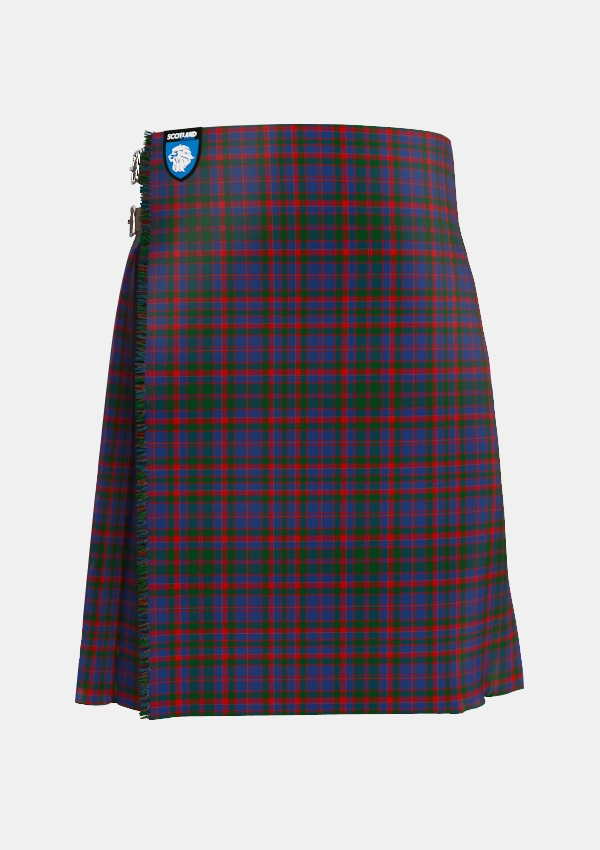Traditional_Cumming_1810_Tartan_508_kilt_front_image_with_pleated_design_and_adjustable_buckles_for_men