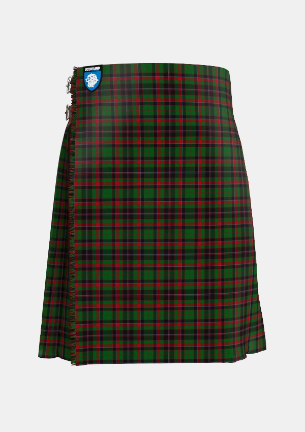 Traditional_Cumming_Hunting_Tartan_4636_kilt_front_image_with_pleated_design_and_adjustable_buckles_for_men