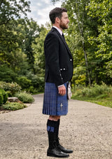 Traditional_Cummins_Royal_Blue_Tartan_Kilt_and_Argyle_Jacket_Kilt_Outfit_right_image