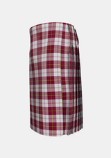 Traditional_Cunningham_Dress_Burgundy_Dance_Tartan_1873_kilt_left_image_with_pleated_design_and_adjustable_buckles_for_men