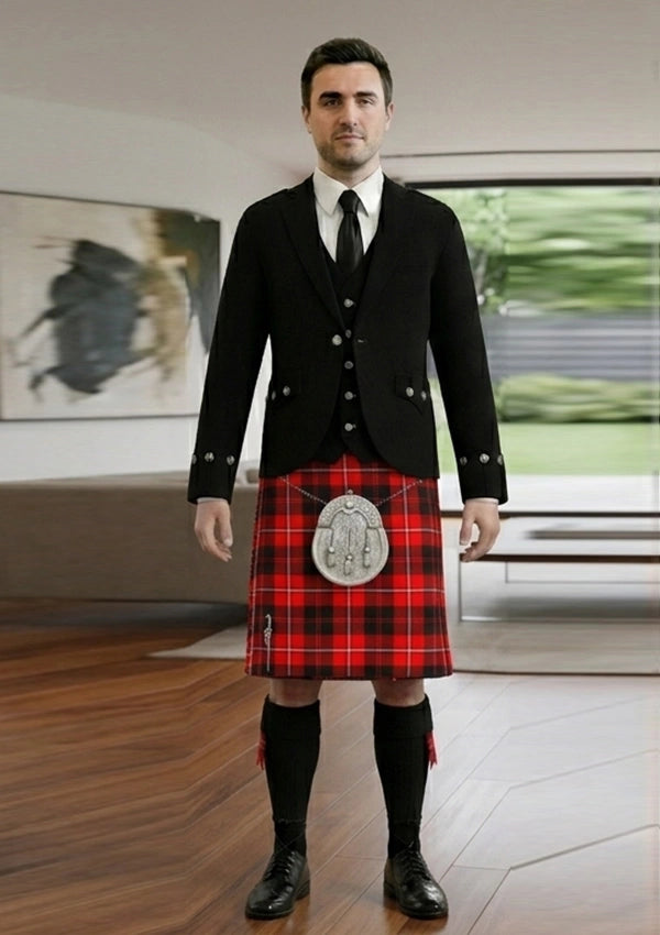Traditional_Cunningham_tartan_1117_Kilt_and_Argyle_Jacket_Kilt_Outfit_front_image