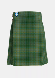 Traditional_Currie_of_Balilone_Tartan_778_kilt_front_image_with_pleated_design_and_adjustable_buckles_for_men