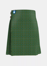 Traditional_Currie_of_Balilone_Tartan_778_kilt_front_image_with_pleated_design_and_adjustable_buckles_for_men