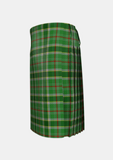 Traditional_Dalwhinnie_Tartan_1018_kilt_left_image_with_pleated_design_and_adjustable_buckles_for_men