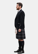 Traditional_Dark_Grey_Highlander_Tartan_Kilt_and_Argyle_Jacket_Kilt_Outfits_left_image