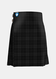 Traditional_Dark_Island_Tartan_kilt_5832_front_image_with_pleated_design_and_adjustable_buckles_for_men