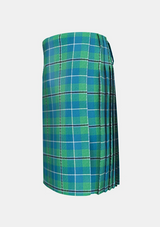 Traditional_Dauglas_Axcient_Tartan_kilt_left_image_with_pleated_design_and_adjustable_buckles_for_men