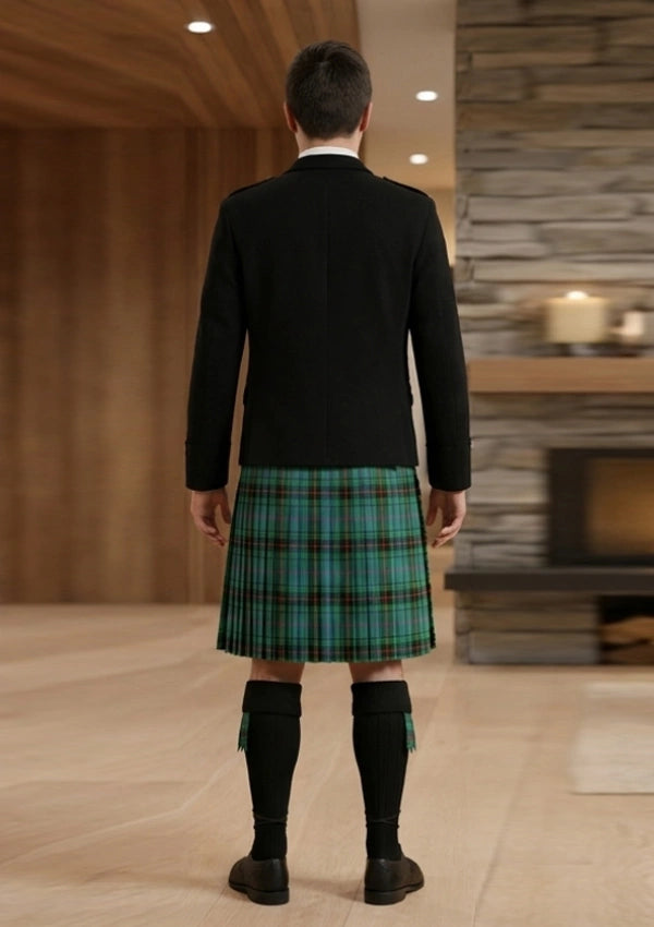 Traditional_Davidson_tartan_Kilt_and_Argyle_Jacket_Kilt_Outfit_back_image