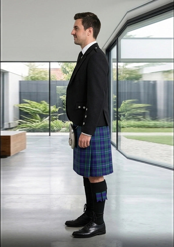 Traditional_Davies_tartan_3410_Kilt_and_Argyle_Jacket_Kilt_Outfit_left_image