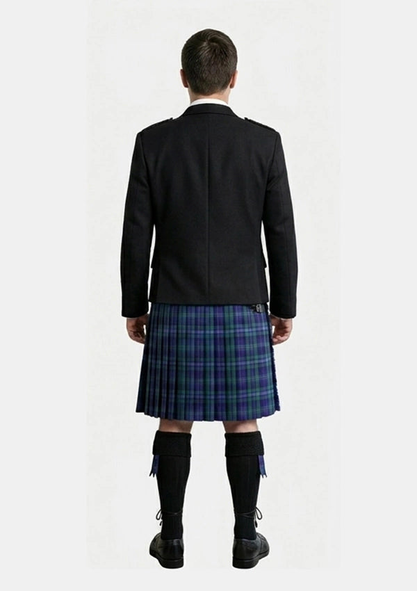Traditional_Davies_tartan_3410_Kilt_and_Argyle_Jacket_Kilt_Outfits_back_image