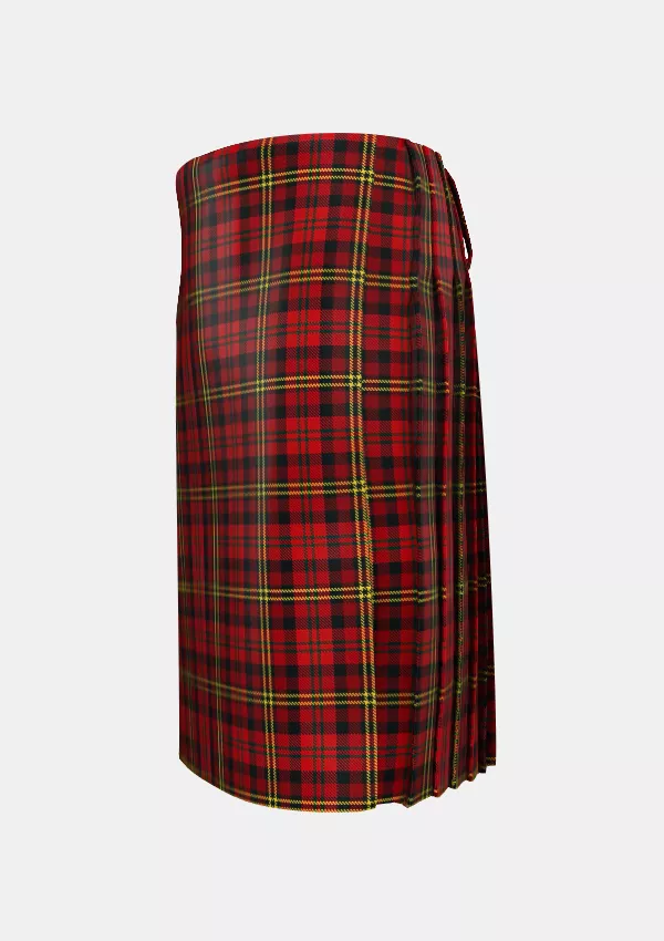 Traditional_Davis_Tartan_5770_kilt_left_image_with_pleated_design_and_adjustable_buckles_for_men