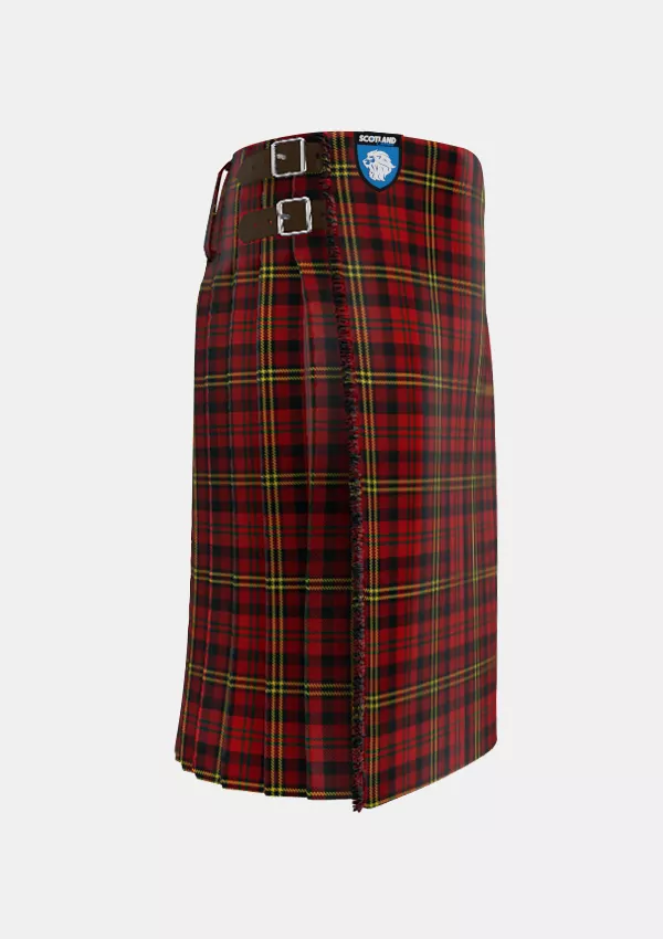 Traditional_Davis_Tartan_5770_kilt_right_image_with_pleated_design_and_adjustable_buckles_for_men