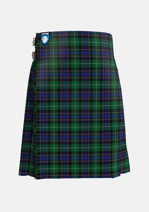 Traditional_Deloughery_Paul_Tartan_10658_kilt_front_image_with_pleated_design_and_adjustable_buckles_for_men