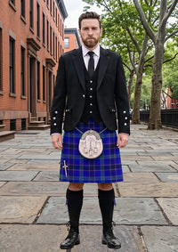 Traditional_Dempster_Tartan_2219_Kilt_and_Argyle_Jacket_Kilt_Outfit_front_image