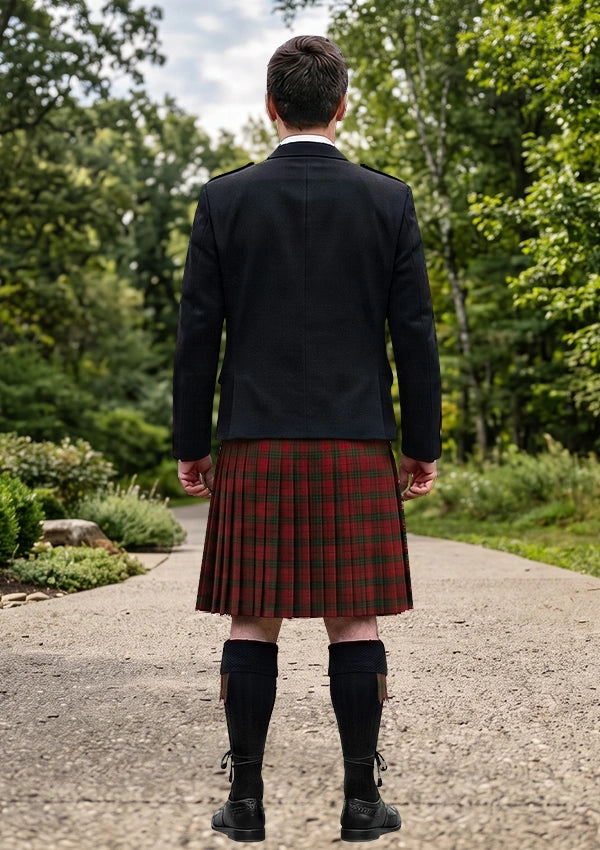 Traditional_Denny_Hunting_Tartan_518_Kilt_and_Argyle_Jacket_Kilt_Outfit_back_image
