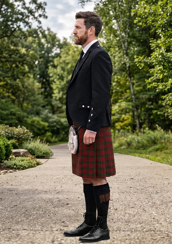 Traditional_Denny_Hunting_Tartan_518_Kilt_and_Argyle_Jacket_Kilt_Outfit_left_image
