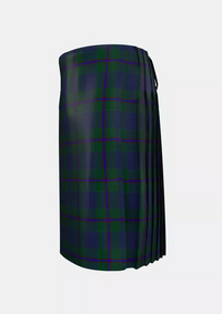 Traditional_Devlin_Patrick_Tartan_12666_kilt_left_image_with_pleated_design_and_adjustable_buckles_for_men