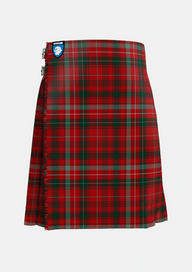 Traditional_Donald_of_Staffas_Sett_Tartan_4689_kilt_front_image_with_pleated_design_and_adjustable_buckles_for_men