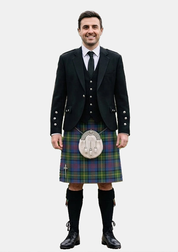 Traditional_Donegal_tartan_Kilt_and_Argyle_Jacket_Kilt_Outfits_front_image