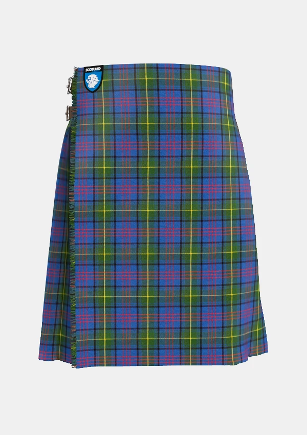 Traditional_Donegal_tartan_front_image_with_pleated_design_and_adjustable_buckles_for_men