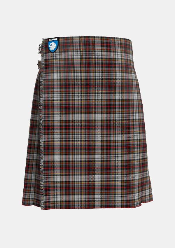 Traditional_Douglas_Ancient_Dress_WCWM_Tartan_1310_kilt_front_image_with_pleated_design_and_adjustable_buckles_for_men