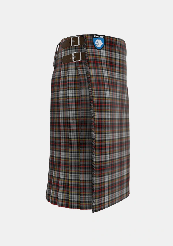 Traditional_Douglas_Ancient_Dress_WCWM_Tartan_1310_kilt_right_image_with_pleated_design_and_adjustable_buckles_for_men
