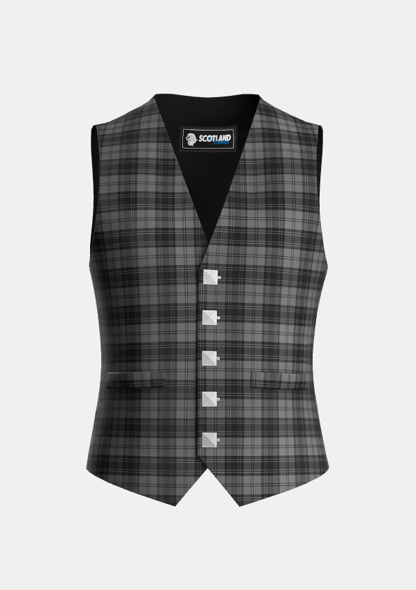 Traditional_Douglas_Grey_Vestiarium_Scoticum_Tartan_1127_Waistcoat_front_image
