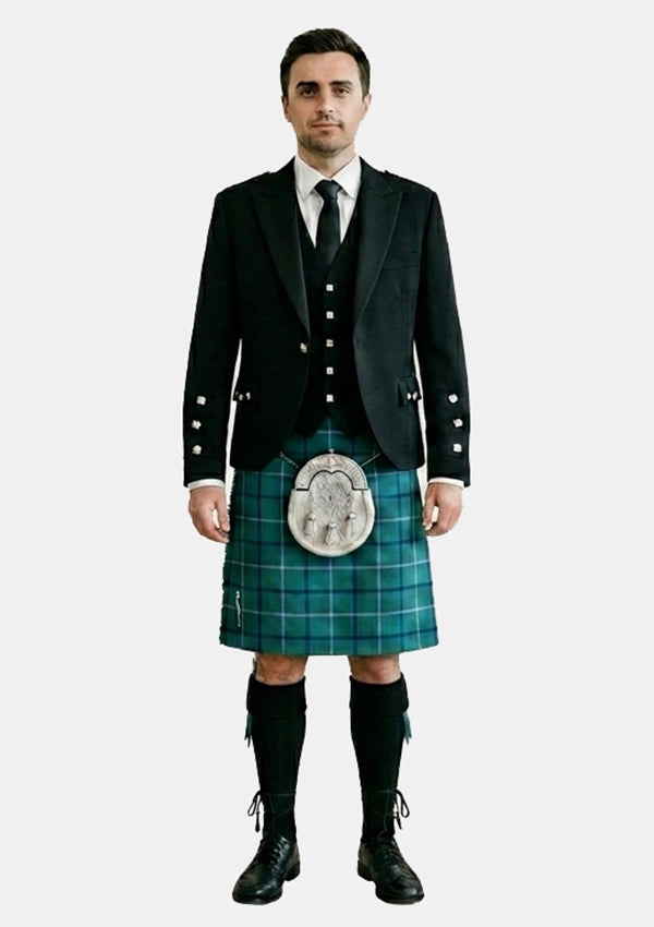Traditional_Douglas_Tartan_Kilt_and_Argyle_Jacket_Kilt_Outfits_front_image