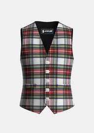 Traditional_Dress_Stewart_Tartan_Waistcoat_front_image