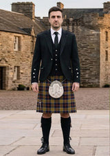 Traditional_Dublin_County_Crest_Range_Tartan_Kilt_and_Argyle_Jacket_Kilt_Outfit_front_image