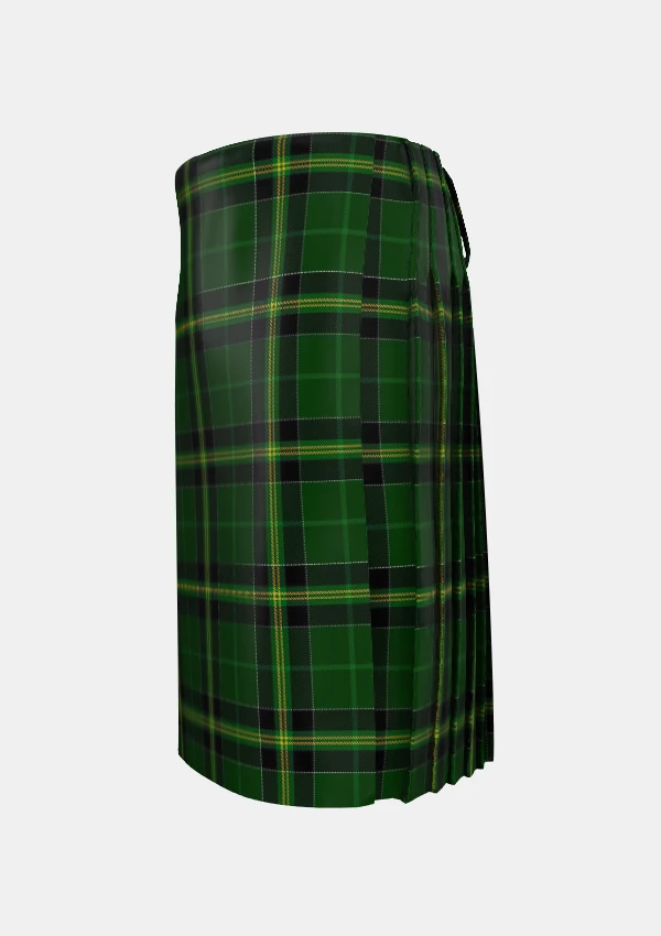 Traditional_Duffy_Tartan_kilt_2172_left_image_with_pleated_design_and_adjustable_buckles_for_men