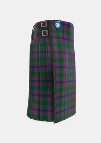 Traditional_Dunans_Rising_Tartan_10821_kilt_right_image_with_pleated_design_and_adjustable_buckles_for_men