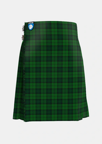 Traditional_Dunbar_Hunting_Tartan_4744_kilt_front_image_with_pleated_design_and_adjustable_buckles_for_men