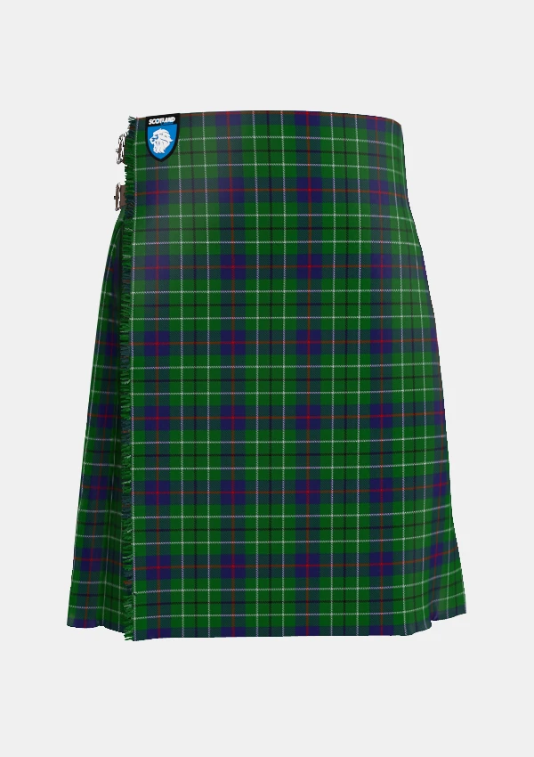Traditional_Duncan_tartan_1112_kilt_front_image_with_pleated_design_and_adjustable_buckles_for_men