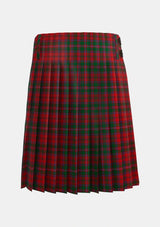Traditional_Dundas_Red_Tartan_237_kilt_back_image_with_pleated_design_and_adjustable_buckles_for_men