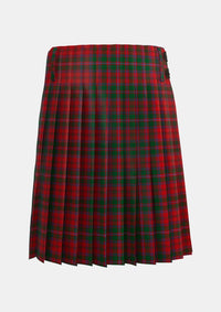 Traditional_Dundas_Red_Tartan_237_kilt_back_image_with_pleated_design_and_adjustable_buckles_for_men