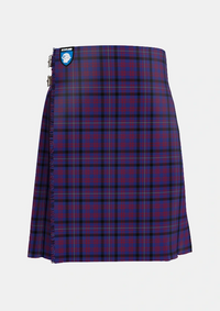 Traditional_Dundonald_Tartan_7118_kilt_front_image_with_pleated_design_and_adjustable_buckles_for_men