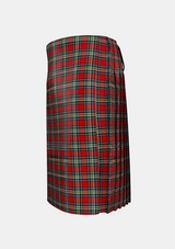 Traditional_Dunne_Jordan_Tartan_12433_kilt_left_image_with_pleated_design_and_adjustable_buckles_for_men