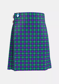 Traditional_Durham_Tartan_kilt_front_image_with_pleated_design_and_adjustable_buckles_for_men
