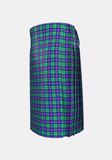 Traditional_Durham_Tartan_kilt_left_image_with_pleated_design_and_adjustable_buckles_for_men