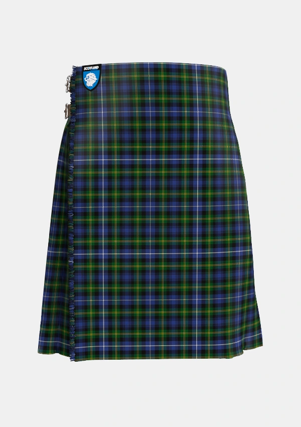 Traditional_Dyce_2_Tartan_297_kilt_front_image_with_pleated_design_and_adjustable_buckles_for_men