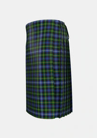 Traditional_Dyce_2_Tartan_297_kilt_left_image_with_pleated_design_and_adjustable_buckles_for_men