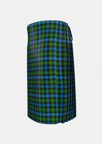 Traditional_Dyce_Tartan_291_kilt_left_image_with_pleated_design_and_adjustable_buckles_for_men