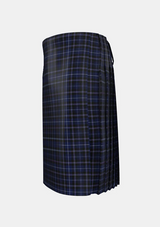 Traditional_Edgar_Tartan_kilt_11125_left_image_with_pleated_design_and_adjustable_buckles_for_men