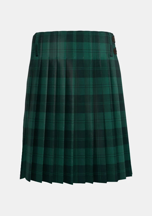 Traditional_Erskine_tartan_755_kilt_back_image_with_pleated_design_and_adjustable_buckles_for_men