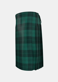 Traditional_Erskine_tartan_755_kilt_left_image_with_pleated_design_and_adjustable_buckles_for_men